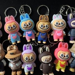12 Labubu Keychain Or Bag Charms Monsters NEW 