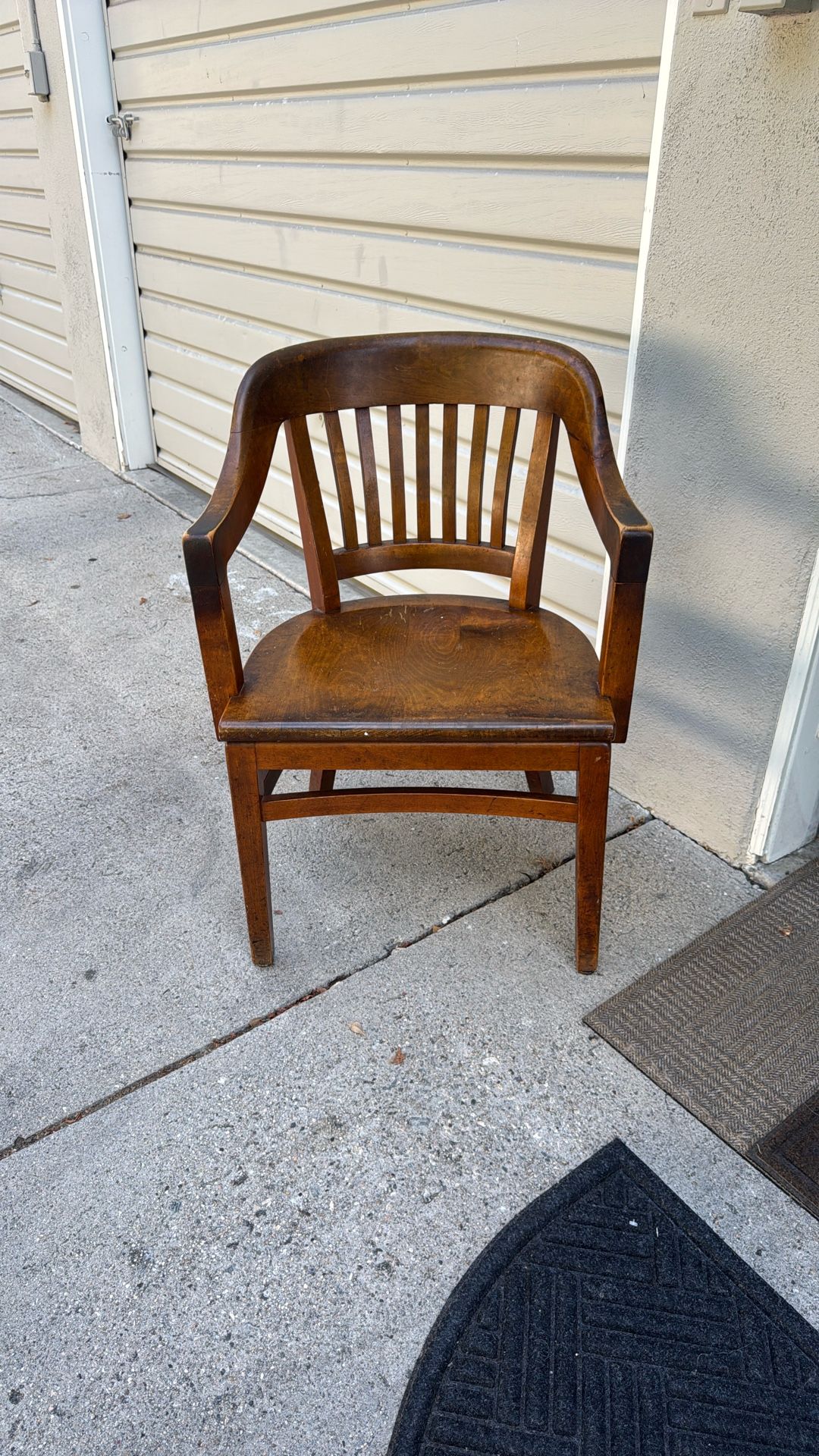 Antique Wood Teacher’s Chair