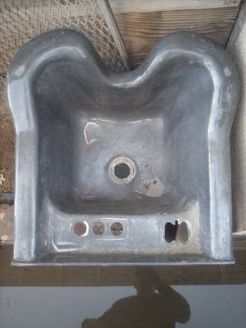 Charcoal Black Cast iron Salon Sink