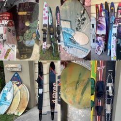Wakeboard and skis or furniture or Decretive elements
