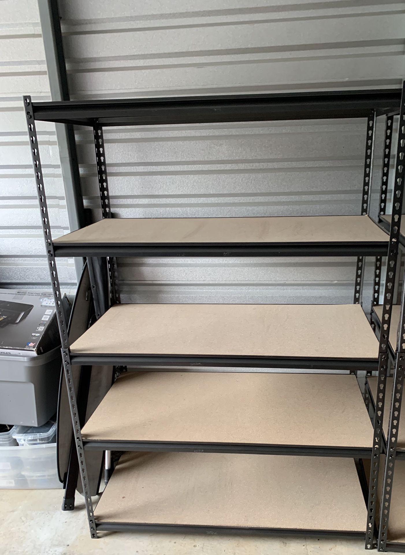 5-tier adjustable Heavy Duty Shelves over 5ft tall Storage Rack 70”x48”x24”