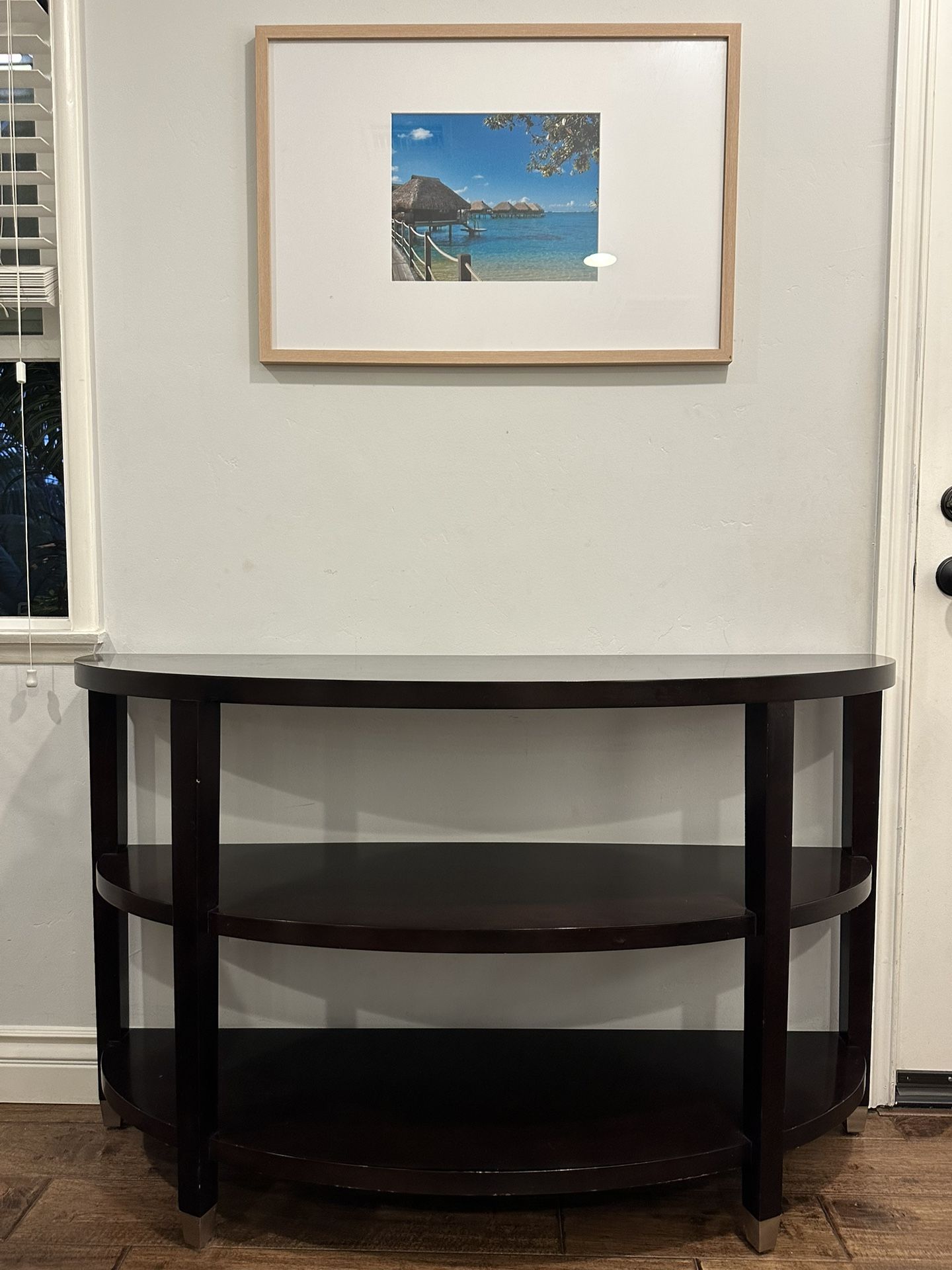 Crate & Barrel Console Table