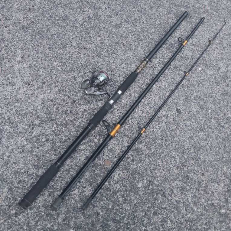 15 Foot Serf Fishing Rod & Optix 80 Spinning Reel. Vgood Condition. For Pick Up Fremont Seattle. No Low Ball Offers Please. No Trades. Yes I Have  It
