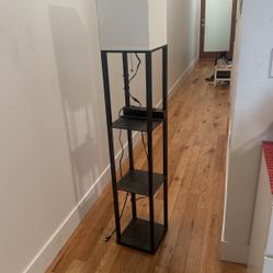 Lamp With USB And Storage Cubes