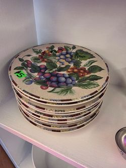 Sakura Sonoma salad plates by Oneida, $5 each plate