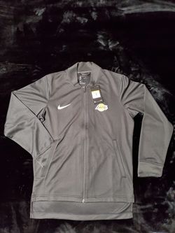 NBA OFFICIAL LAKERS MERCH NIKE Dri Fit Jacket Zippered