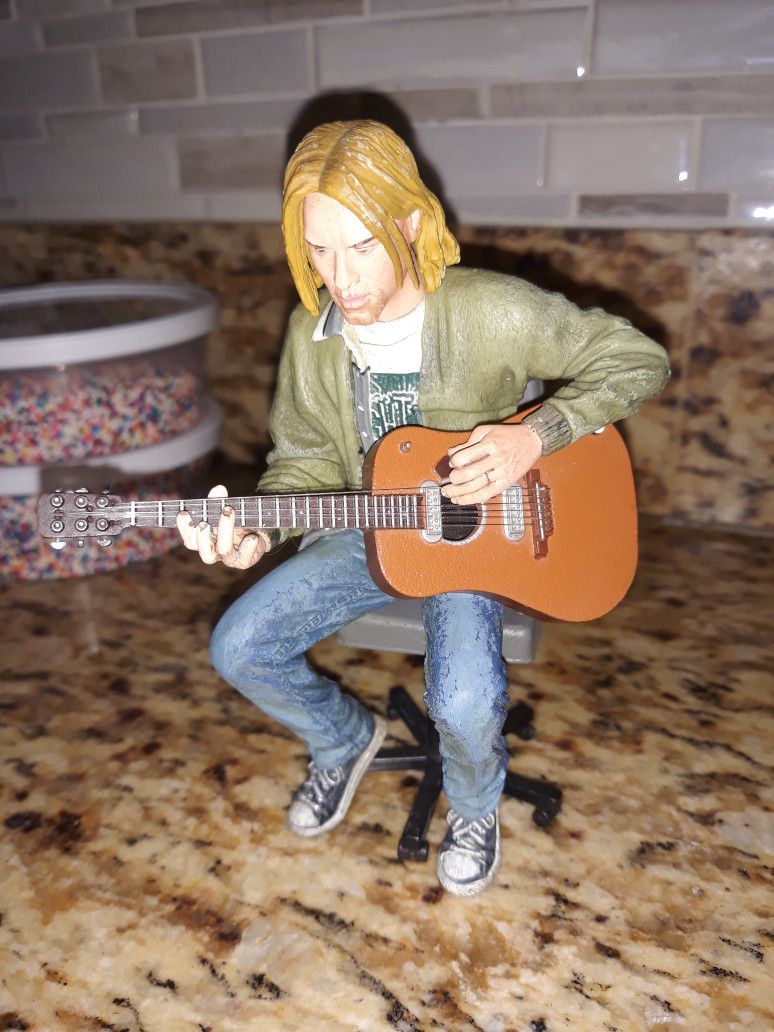 RARE Neca Kurt Cobain Unplugged Figure 《Read Description 》
