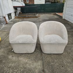 2 Swivel Chairs 