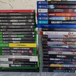 Playstation And Xbox Games 