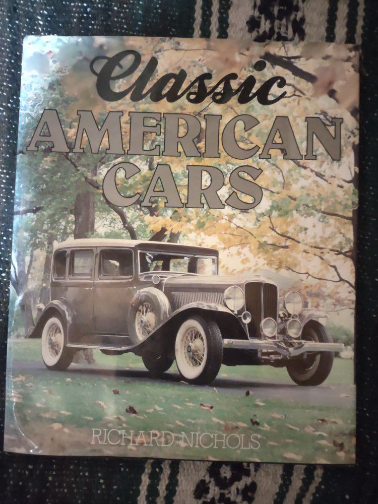 Hard Back Classic American Cars Book