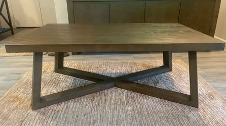 Living Spaces Wood Coffee Table