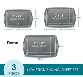 Baking Pans Set, 3 Piece