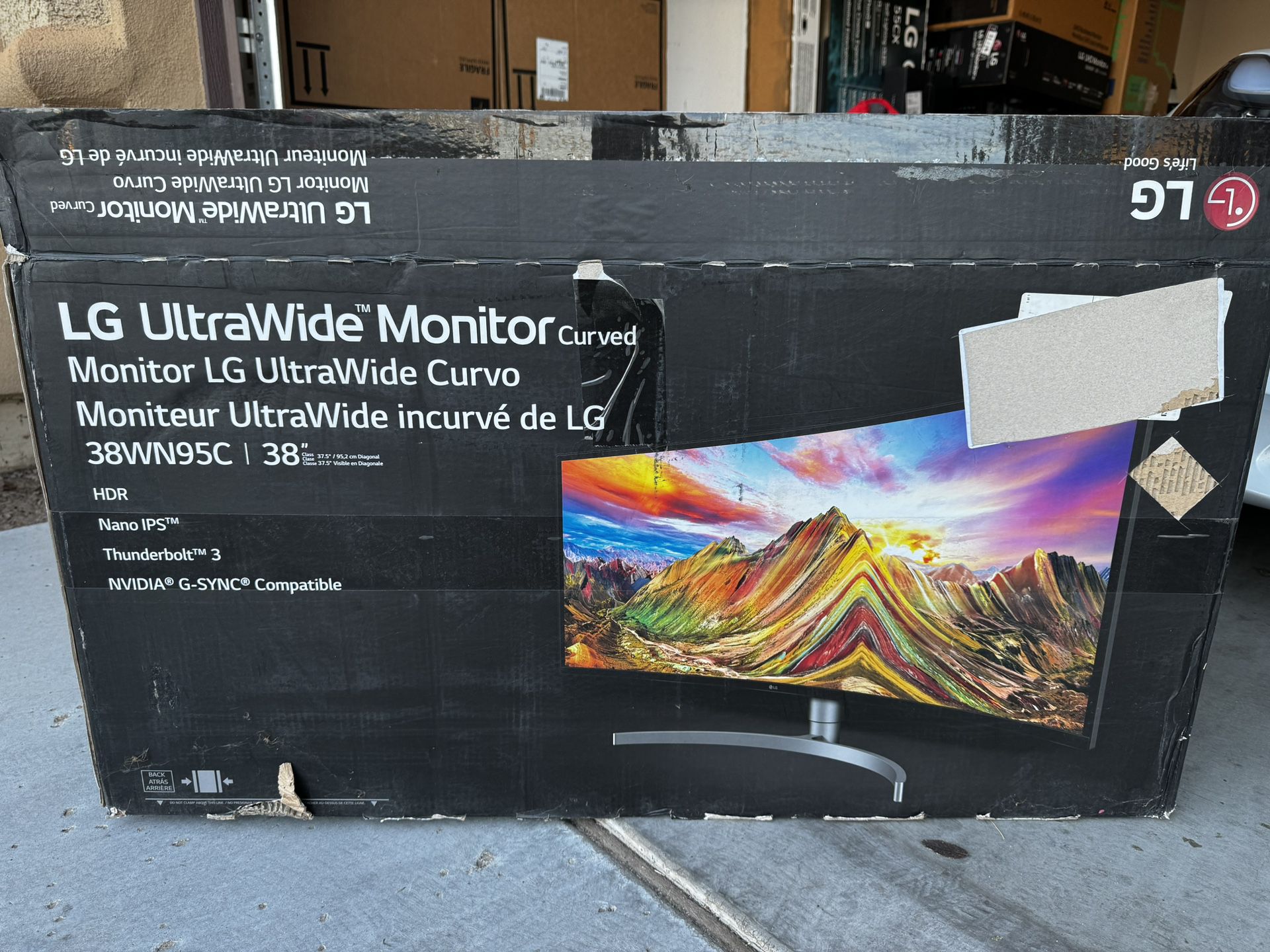 LG UltraWide  Monitor 38” 