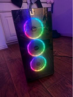 IBUYPOWER GTX 1660 6GB GAMING PC/ RED CUSTOM KEYCAPS REDRAGON KEYBOARD/MOUSE