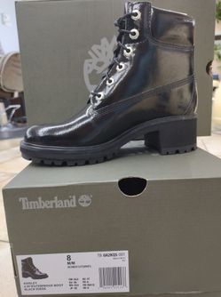 Boot Timberland Black Leather Shoe Waterproof Boot