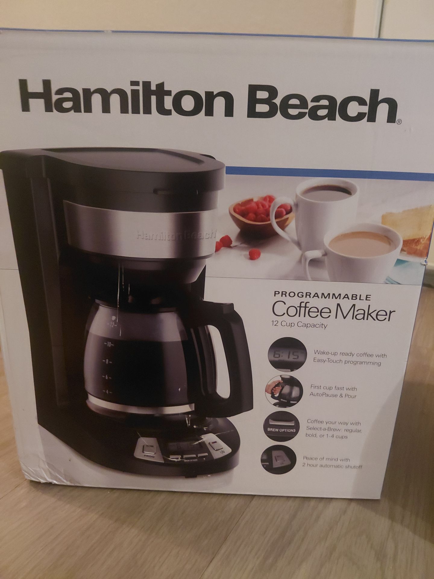 Hampton Beach coffee maker 12 cups