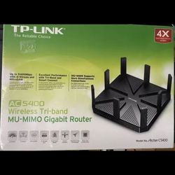TP-Link Archer C5400 MU-MIMO High Capacity Home WiFi Router Open box