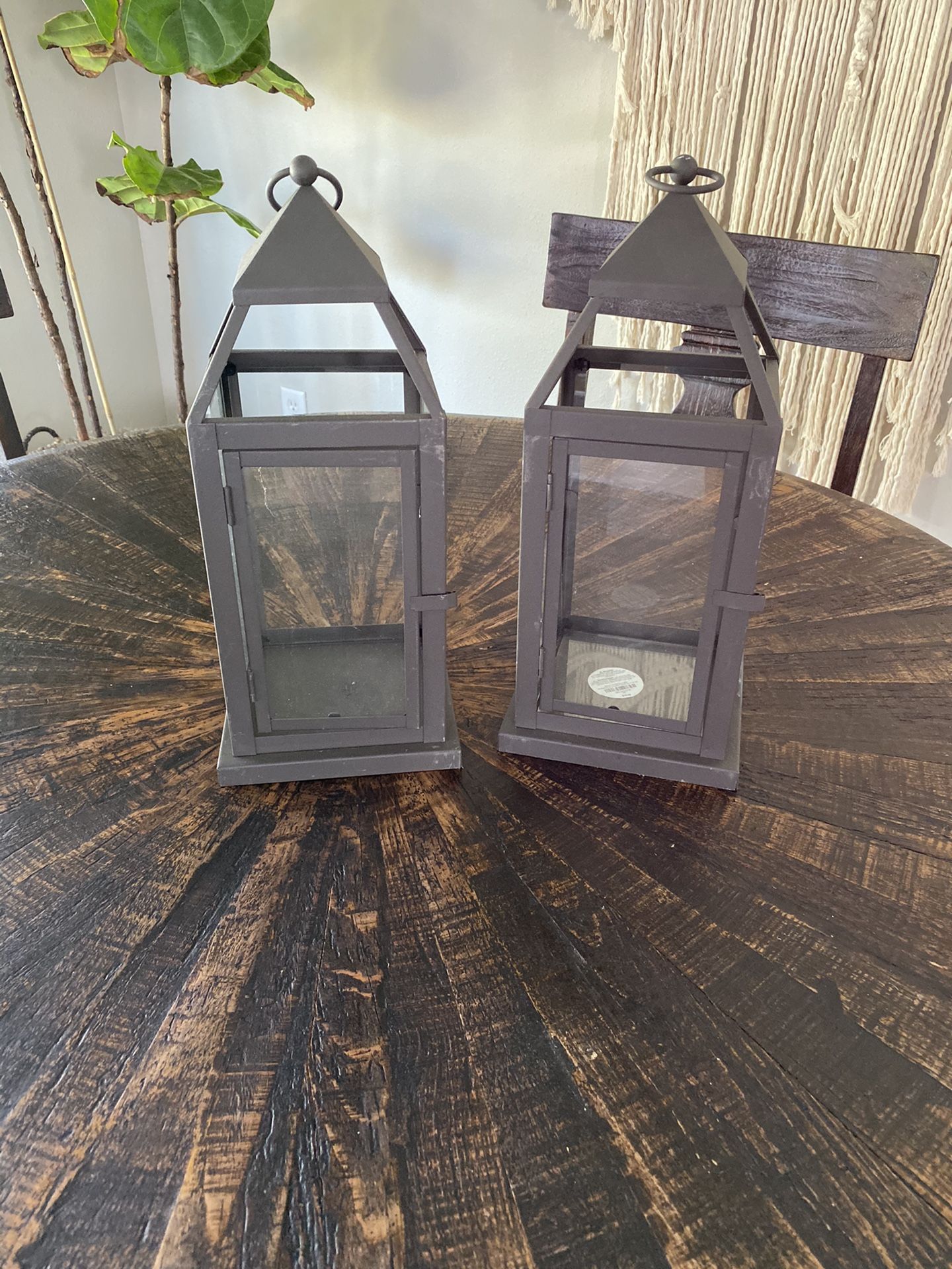 Pier One lanterns small size black