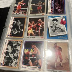Binder of 450 Vintage Boxing Cards: Ali & More