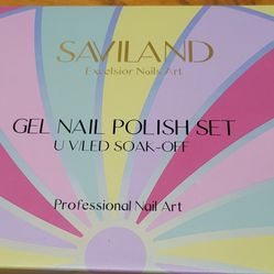 32 Piece SAVILAND PROFESSIONAL NAIL GEL POLISH