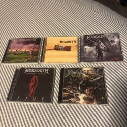 Megadeth cd’s (5)