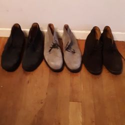 Mens Boot Shoes  Sz 10.5 Grey/Brown/ Smoke Black