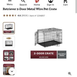 Retriever 2 Door Pet Crate