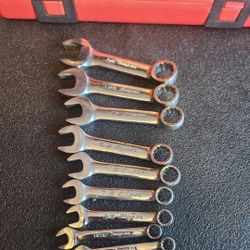 Snap On 9pc Midget Wrench Lot 5/16 - 3/4 sizes are in photos.
Great condition