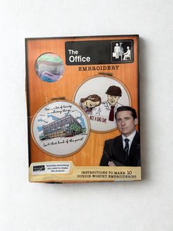 The Office Embroidery Kit Dunder Mifflin 10 Projects Complete Craft Kit