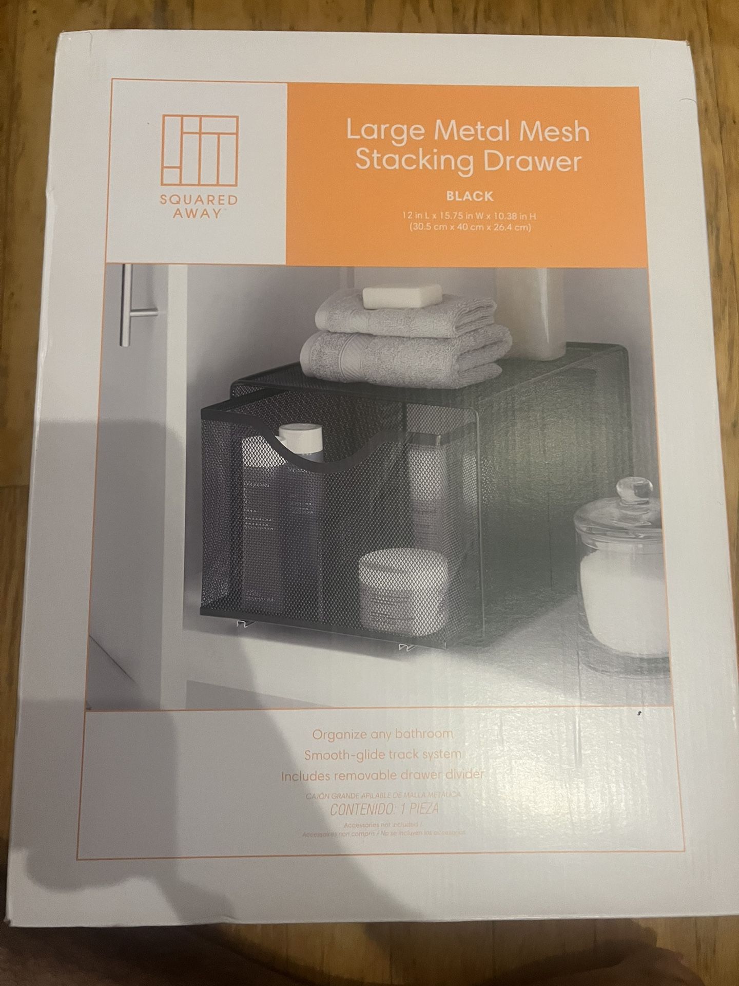 Large Metal Mesh Stacking Drawer