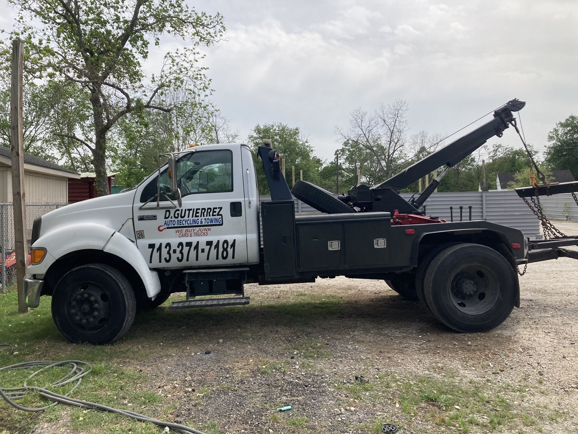 2006 Ford f650 wrecker tow truck grua reka Ford f650 tow truck wrecker grua reka