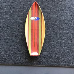 Surfer platter clay art