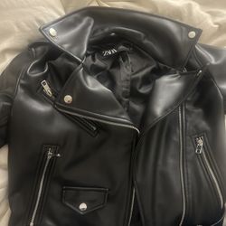 Zara Women Leather Jacket 