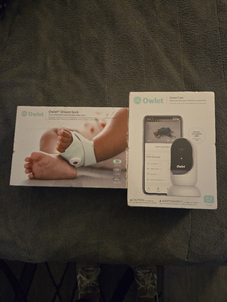 Owlet Dream Sock And Owelt Cam BNIB