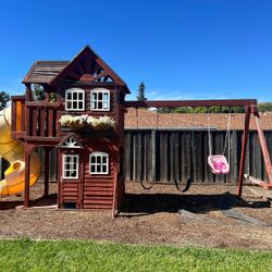 Outdoor Wooden Playset