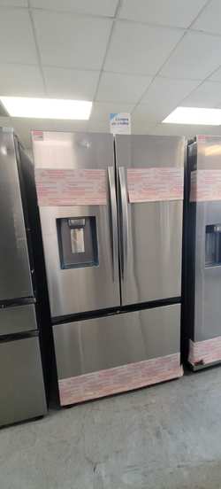 LG French Door Fridge – Stainless, Water Dispenser + Ice Maker