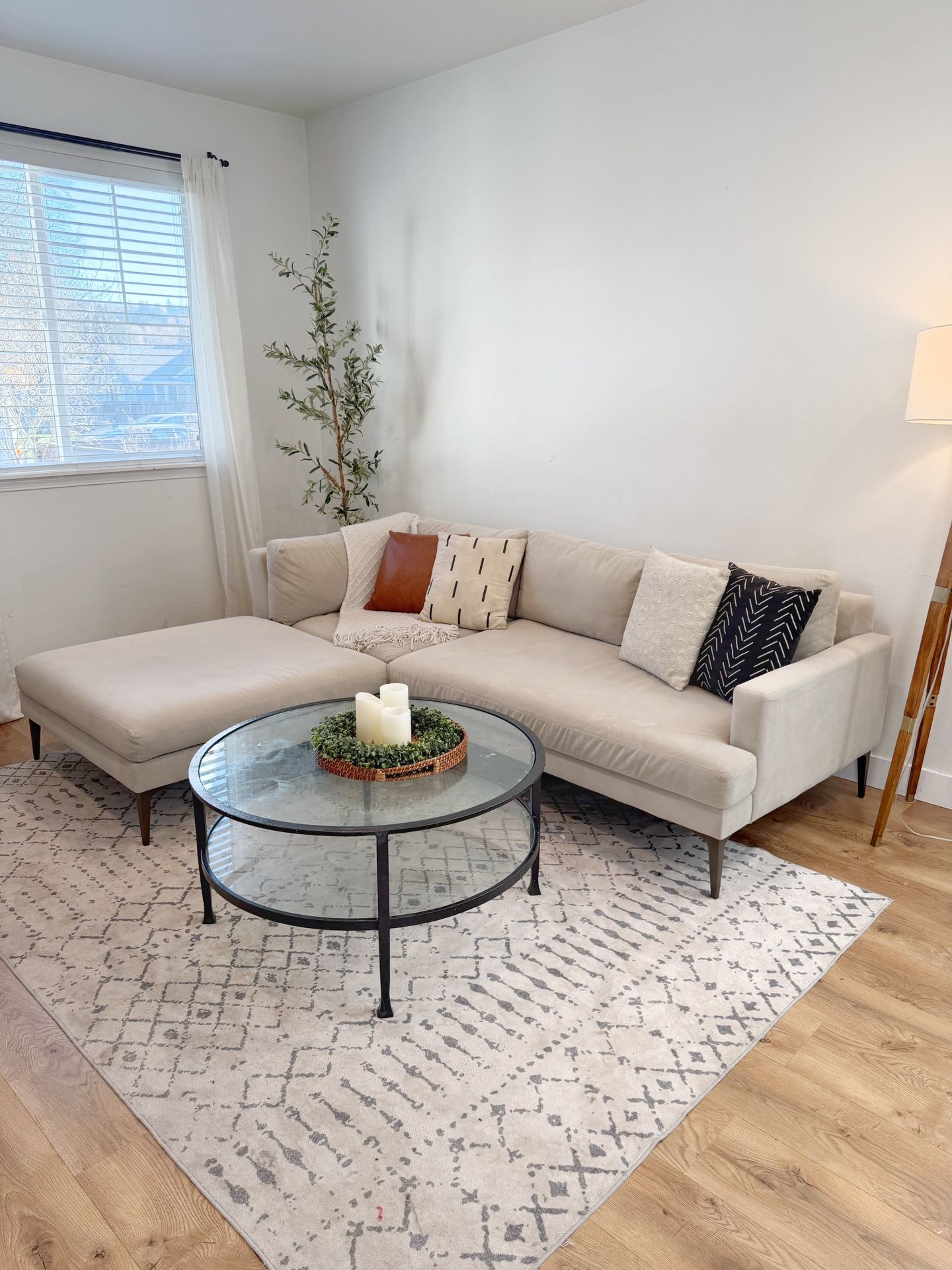 West Elm Andes Sectional Couch