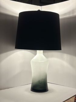 Art glass ombré lamp