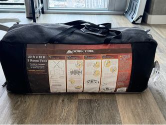 🏕️ Ozark Trail 10’ x 10’ Instant Cabin Tent – Great Condition – $65 OBO