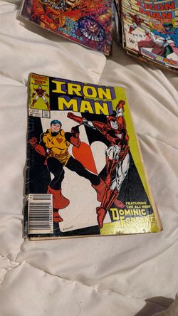 Vintage 1986 iron man comic book