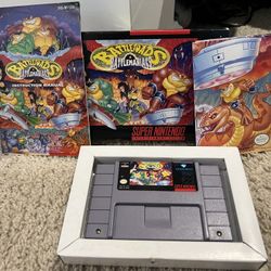 SUPER NINTENDO SNES BATTLETOADS