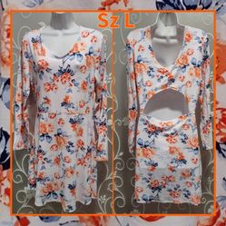 WOMENS SEXY SUMMER DRESS SIZE L 
