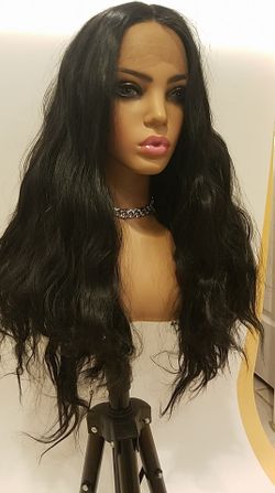 Lace Front Wig Black Wavy BRAND NEW