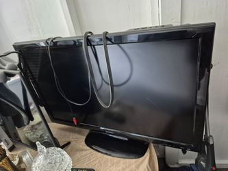 55" Sharp Aquos HDTV with Tabletop Stand & Power Cable