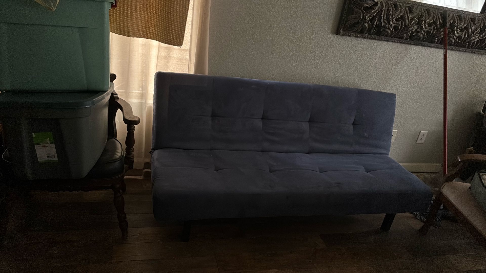 Blue Futon