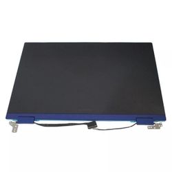Samsung NP930QCG Laptop LCD Screen Assembly – 13.3” QLED Touch Display with Hinges & Cables (Blue) 