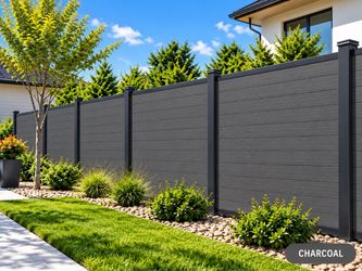 Wood Plastic Composite Fence 6’x6’