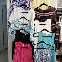 Women’s Clothing Size L & XL some name brands
