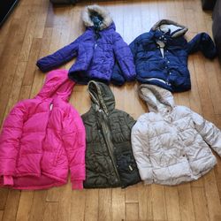 Girls jacket lot 3 7/8  1  10/12 1 size 16