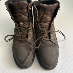 Worx men’s steel toe leather work boots 11